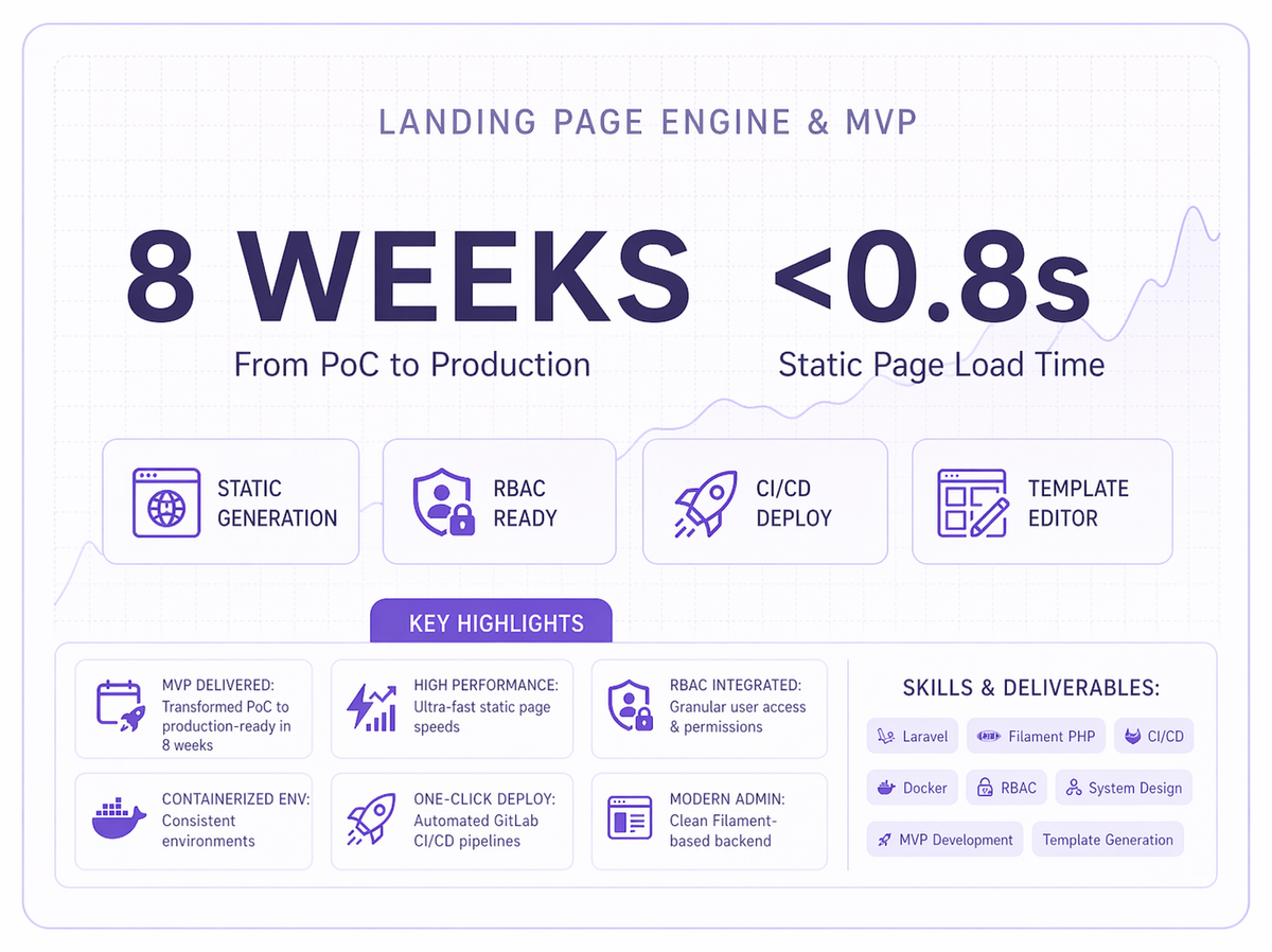 MVP in 8 Weeks: From POC to Production